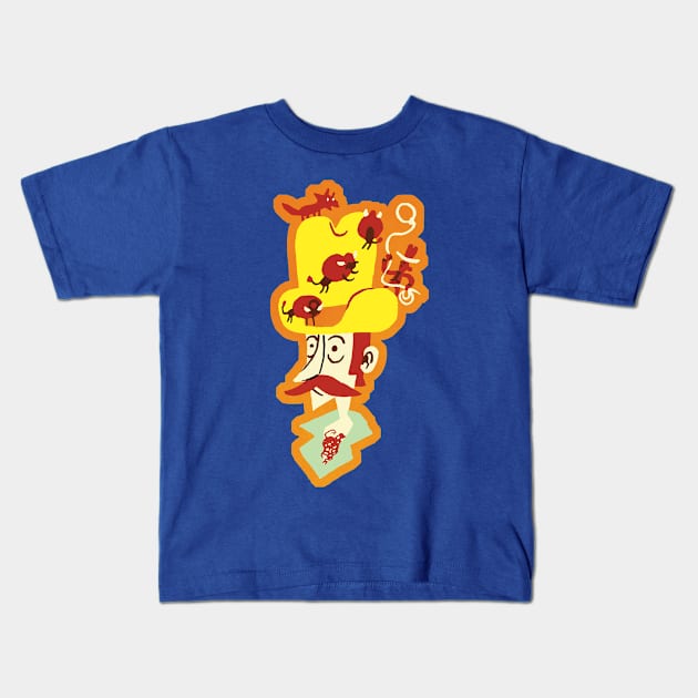 Cowboy Hat Kids T-Shirt by washburnillustration